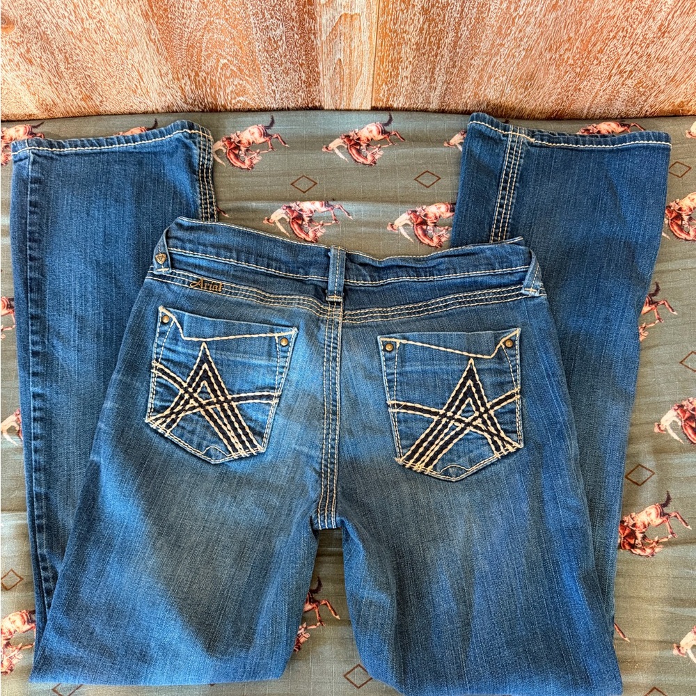 Ariat Women's Boot Cut Jeans with Embroidered Pockets